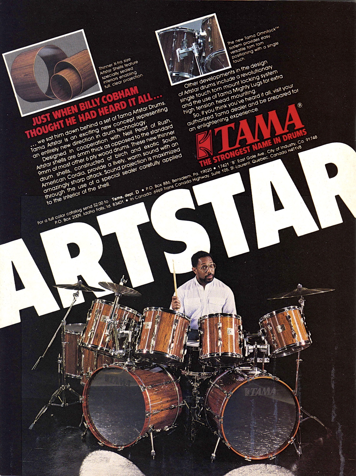 Billy Cobham's Tama Artstar Drumset 1984 | Scott K Fish
